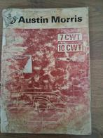 Instructieboekje AUSTIN MORRIS 7CWT en 10 CWt, Ophalen of Verzenden
