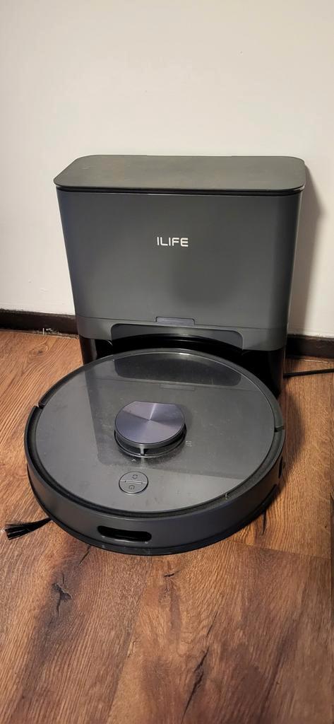 ILIFE T20s Robotstofzuiger + Leegstation - Zo goed als nieuw, Witgoed en Apparatuur, Stofzuigers, Zo goed als nieuw, Robotstofzuiger