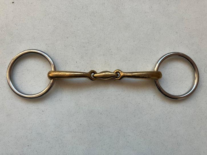 Onderlegtrens, leren bit en pessoa appelbit, Dieren en Toebehoren, Paarden en Pony's | Overige Paardenspullen, Zo goed als nieuw