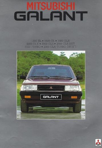 Folder Mitsubishi Galant September 1982 beschikbaar voor biedingen