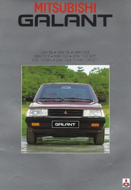 Folder Mitsubishi Galant September 1982, Boeken, Auto's | Folders en Tijdschriften, Gelezen, Mitsubishi, Ophalen of Verzenden