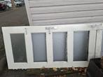 Voordeur hardhout, Doe-het-zelf en Verbouw, Deuren en Horren, Ophalen, Gebruikt, 80 tot 100 cm, Buitendeur