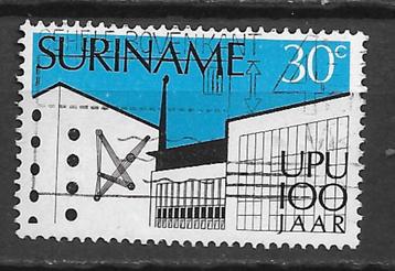 Suriname 1974 100jr UPU Wereld Post Verenigng beschikbaar voor biedingen