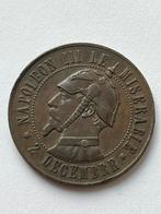 Frankrijk leuke spotpenning 1870, Postzegels en Munten, Penningen en Medailles, Overige materialen, Ophalen of Verzenden, Buitenland