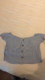 Zomertop - blauw wit gestreept, Kleding | Dames, Tops, Ophalen, Blauw, Korte mouw, Maat 36 (S)