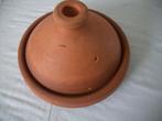 tajine tajinebig pan terracotte marokko keuken braden koken, Ophalen of Verzenden, Gebruikt, Overige materialen, Keramische plaat