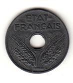 Frankrijk - Vichy 20 Centimes 1943 XF Thic Flan - KM#900.1, Verzenden, Frankrijk