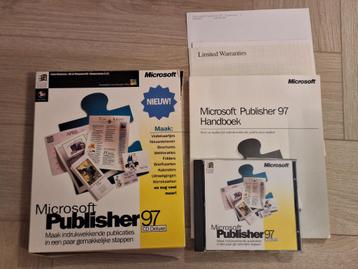 Microsoft Publisher 97 Nederlands in Big Box *Vintage!* beschikbaar voor biedingen