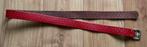 Leren riem rood, Ophalen of Verzenden, Zo goed als nieuw, Rood, 90 tot 100 cm