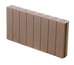 Blokjesband 6x20x50 bruin (restantpartij), 25 cm of meer, Nieuw, Ophalen of Verzenden, Border