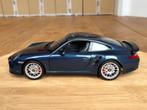 Porsche 911 997.2 Turbo blauw 1:18 dealer editie Norev zgan, Hobby en Vrije tijd, Modelauto's | 1:18, Ophalen of Verzenden, Zo goed als nieuw