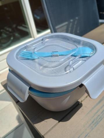 Royal VKB Lunch/opslag bakje met vork/lepel beschikbaar voor biedingen