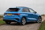 Audi A3 Sportback 45 TFSI e S-Line Competition 245PK ✅ Pan, Auto's, Gebruikt, 4 cilinders, Blauw, Hybride Elektrisch/Benzine