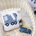 Werkvoertuigen kussens voor de kinderkamer of babykamer, Ophalen of Verzenden, Nieuw, Kleed of Kussen