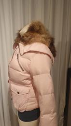 "Iceberg" zoals Goldbergh, roze winterjas bontkraag XS, Ophalen of Verzenden, Zo goed als nieuw, Roze, Maat 34 (XS) of kleiner