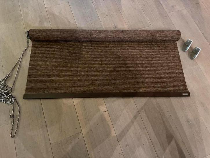 7 Sunway rolgordijnen 'washi' bruin, 91x200cm, Huis en Inrichting, Stoffering | Gordijnen en Lamellen, Gebruikt, 200 cm of meer