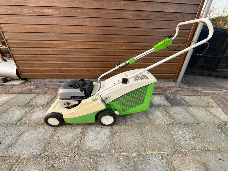 Grasmaaier Viking Linea S (Stihl)  circa 45cm maaibreedte, Tuin en Terras, Grasmaaiers, Gebruikt, Benzine-grasmaaier, 40 t/m 49 cm