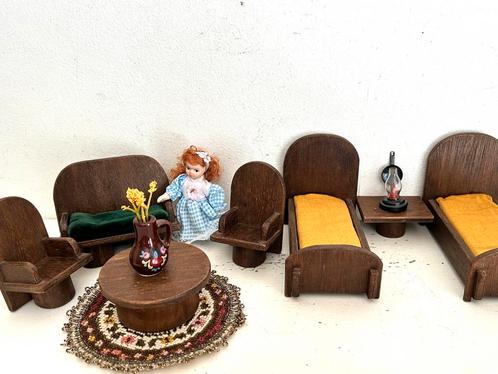 Vintage poppenhuis meubels OPRUIMING 6,50, Verzamelen, Poppenhuizen en Toebehoren, Gebruikt, Poppenhuis, Ophalen