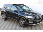 Jeep Compass 1.5T e-Hybrid Summit 360 Camera Carplay Pano !, Gebruikt, Zwart, 4 cilinders, Leder en Stof