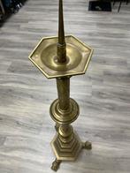 Grote Koperen Kerkkandelaar - 102cm, Ophalen, Koper of Brons