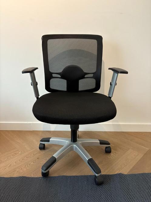 Bureaustoel Bergamo / Desk chair Bergamo, Huis en Inrichting, Bureaustoelen, Gebruikt, Bureaustoel, Zwart, Ergonomisch, Ophalen