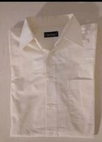 Gino Tortelli overhemd, Kleding | Heren, Ophalen of Verzenden, Zo goed als nieuw, Wit, Halswijdte 39/40 (M)
