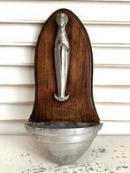 Antiek wijwatervat Maria hout en metaal, Antiek en Kunst, Ophalen