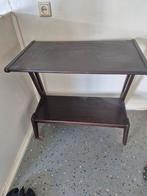 Vintage tv tafel jaren 70, Ophalen of Verzenden, Zo goed als nieuw, 25 tot 50 cm, Rechthoekig