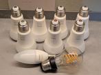 Hue Bridge +11 Philips Hue lampen (white ambiance) E27, GU10, Led-lamp, Minder dan 30 watt, Soft of Flame, Zo goed als nieuw