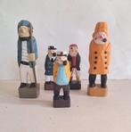 Vintage handgesneden houten zeelieden beeldjes. Geschilderd, Antiek en Kunst, Ophalen of Verzenden