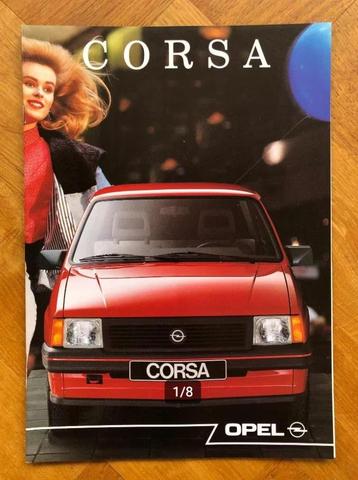 Opel Corsa folder 1989 beschikbaar voor biedingen