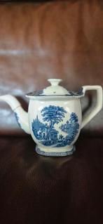 Antieke Theepot met Landschap, Vroeg 20e Eeuw, Antiek en Kunst, Ophalen of Verzenden