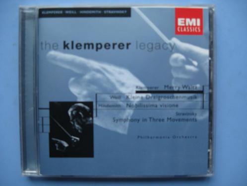 Klemperer., Weill, Hindemith, Stravinsky, Cd's en Dvd's, Cd's | Klassiek, Gebruikt, Orkest of Ballet, Modernisme tot heden, Ophalen of Verzenden