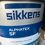 Sikkens alphatex SF ral 9001( cremewit), 5 tot 10 liter, Wit, Nieuw, Ophalen of Verzenden