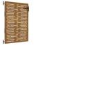 vidaXL Poort 85x150 cm vierkant cortenstaal, Ophalen, Minder dan 100 cm, Nieuw, Draaipoort
