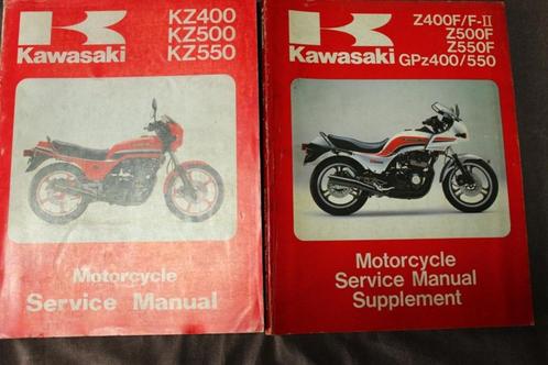Kawasaki KZ400 KZ500 KZ550 Z400 500 GPz 1979-1985 manual, Motoren, Handleidingen en Instructieboekjes, Kawasaki, Ophalen of Verzenden