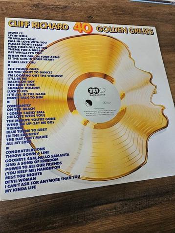 Lp vinyl Cliff Richard - 40 golden greats beschikbaar voor biedingen