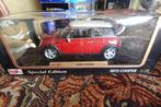 MINI COOPER 1;18  MAISTO  IN DOOS ALS NIEUW, Hobby en Vrije tijd, Modelauto's | 1:18, Ophalen of Verzenden, Zo goed als nieuw