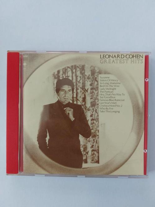 Leonard Cohen - Greatest Hits, Cd's en Dvd's, Cd's | Rock, Zo goed als nieuw, Poprock, Ophalen of Verzenden