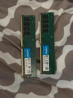 2x 8GB DDR4 RAM, Computers en Software, DDR4, Ophalen of Verzenden, Zo goed als nieuw, Desktop