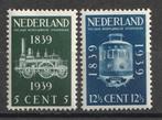 325/326 1939 100 jaar Spoorwegen 100% MNH, Postzegels en Munten, Postzegels | Nederland, T/m 1940, Ophalen, Postfris