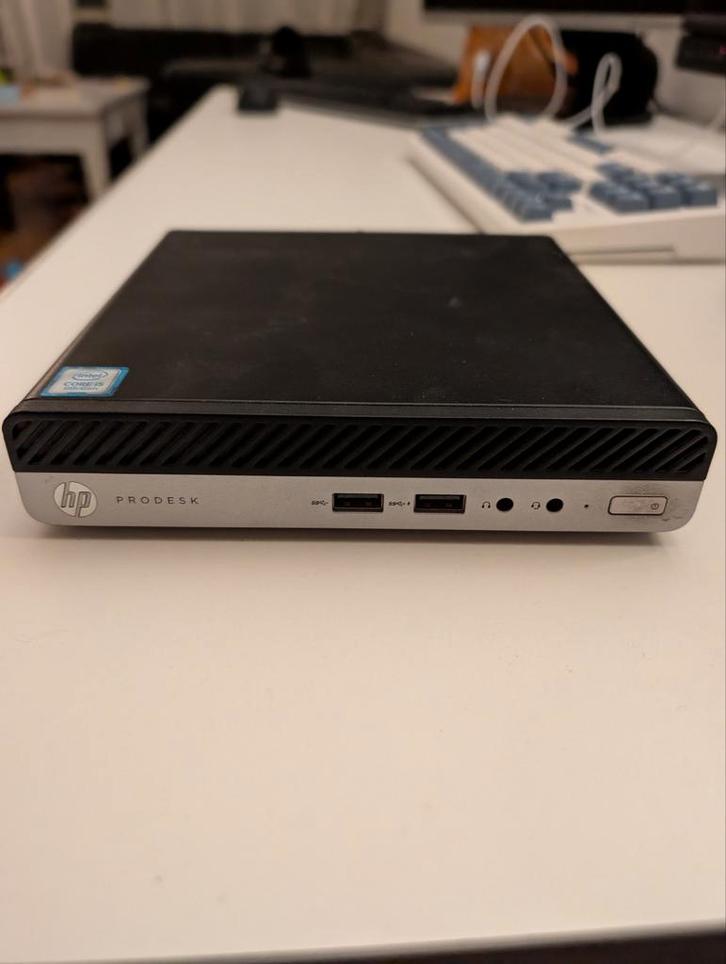 HP Prodesk 400 G5 Mini PC - Compact en Krachtig, Computers en Software, Desktop Pc's, Gebruikt, 2 tot 3 Ghz, HDD, SSD, 16 GB, Met videokaart