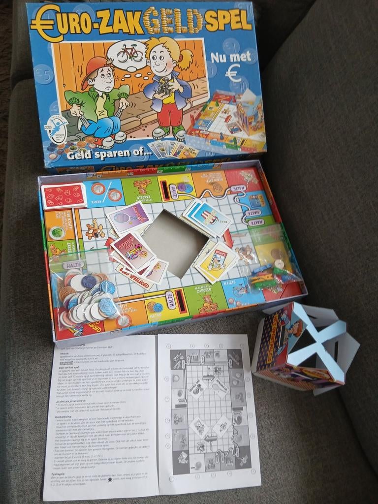 Euro Zakgeld Spel - Jumbo - Compleet, Hobby en Vrije tijd, Gezelschapsspellen | Bordspellen, Ophalen of Verzenden, Zo goed als nieuw