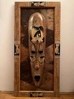 Masker op houten frame, Antiek en Kunst, Ophalen