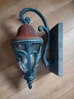 Vintage Buitenlamp Wandlamp, Huis en Inrichting, Ophalen, Gebruikt, Glas, Vintage