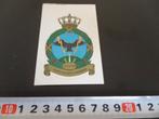sticker leger luchtmacht embleem aocs nm alert en beschermen, Ophalen, Zo goed als nieuw
