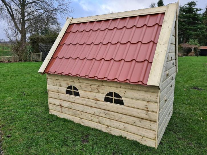 Nostalgiche dierenverblijven hondenhok geitenhok kippenhok, Dieren en Toebehoren, Pluimvee | Toebehoren, Nieuw, Kippenhok of Kippenren