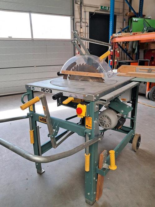 Gjerde 1603 bouwzaag zaagmachine Nieuwstaat  400v, Hobby en Vrije tijd, Overige Hobby en Vrije tijd, Zo goed als nieuw, Ophalen