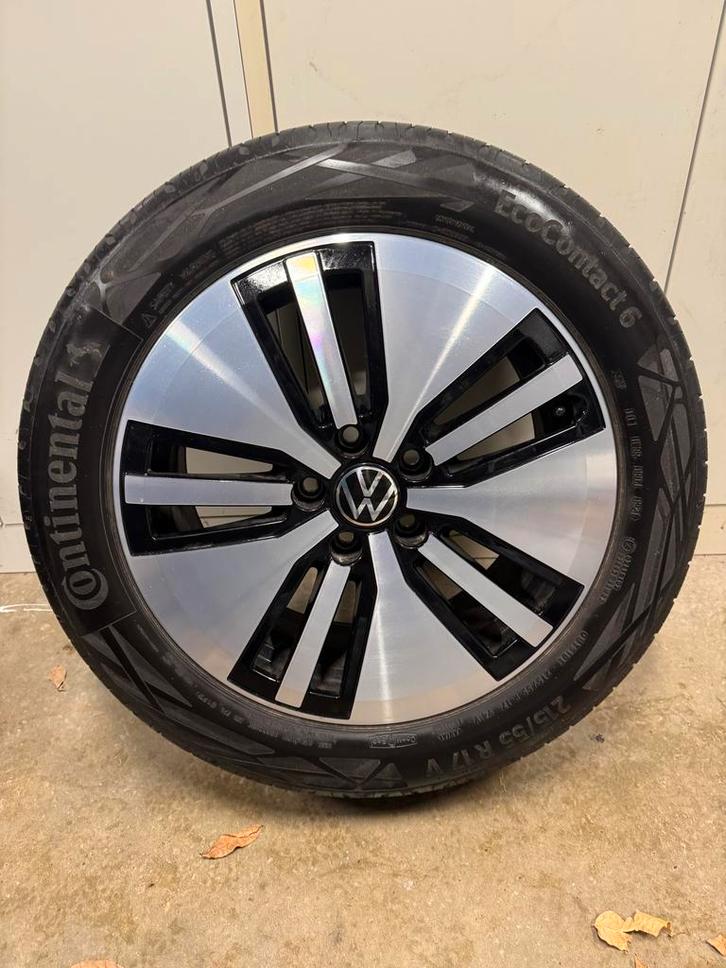 VW GTE Velgen 17 inch met Zomerbanden, Auto-onderdelen, Banden en Velgen, Banden en Velgen, Zomerbanden, 17 inch, 215 mm, Personenwagen