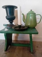 Leuk groen brocante set ., Ophalen of Verzenden